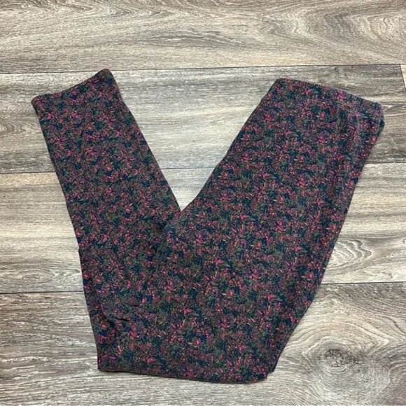 BOGO a.n.a floral YOGA workout leisure Leggings size medium - Picture 1 of 3